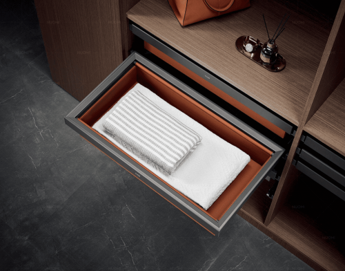 Kitchen Wardrobe Hardware 4 Keunggulan Rak Lemari Baju Aluminium Alloy Nuomi Living yang Tahan Lama dan Elegan