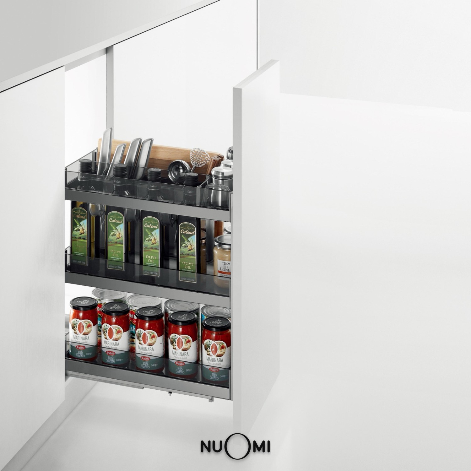 Kitchen Wardrobe Hardware AMETHYST Seasoning Basket 200mm