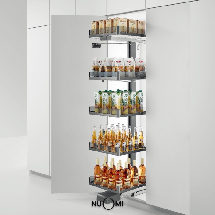 Kitchen Wardrobe Hardware AMETHYST Aircraft Carrier Cabin 5 Tiers