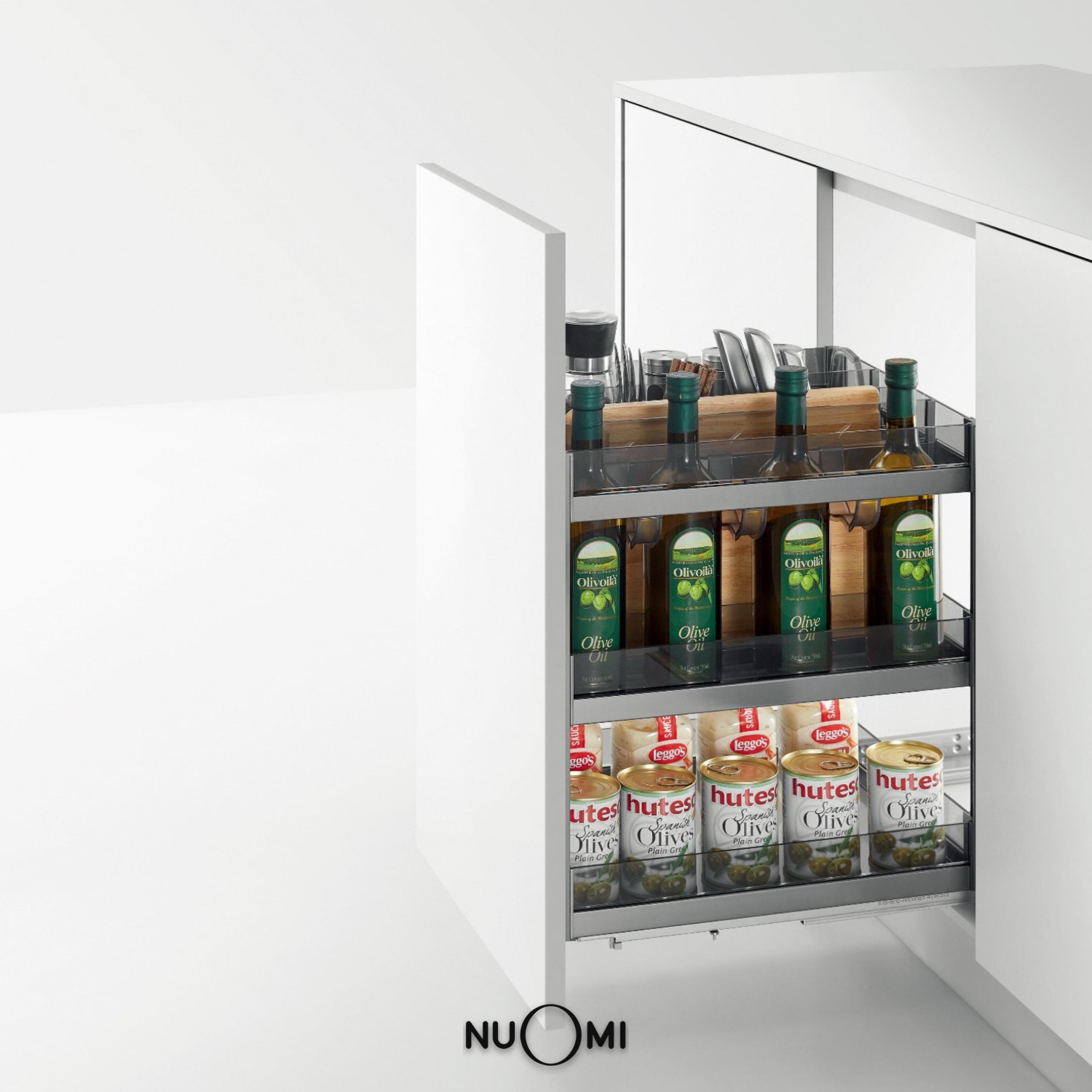 Kitchen Wardrobe Hardware AMETHYST Seasoning Basket 400mm