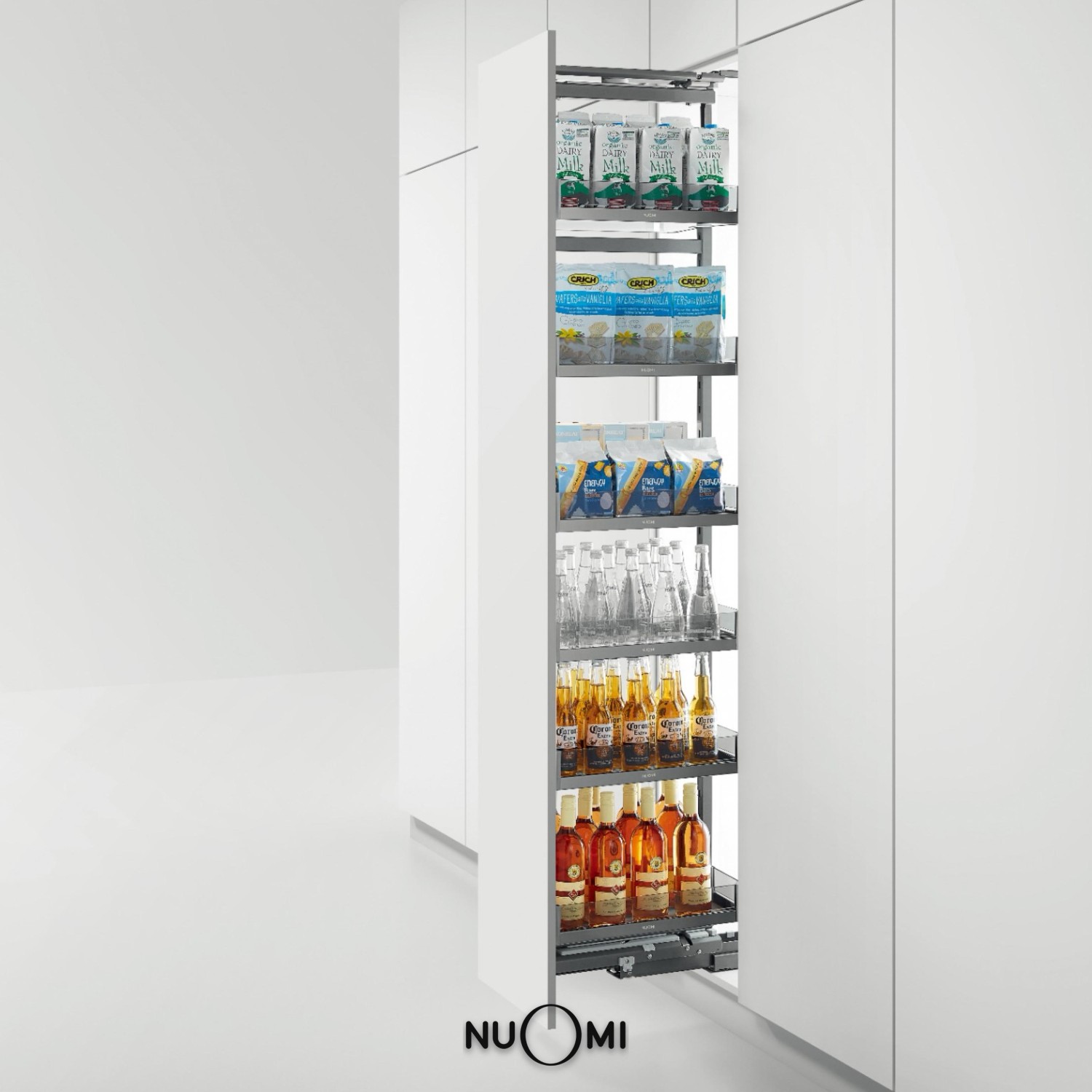 Kitchen Wardrobe Hardware AMETHYST Tall Unit 6 Tiers