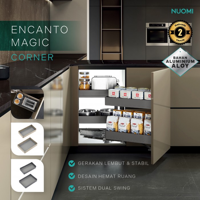 Kitchen Wardrobe Hardware ENCANTO Magic Corner