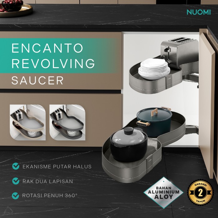 Kitchen Wardrobe Hardware ENCANTO Revolving Saucer 