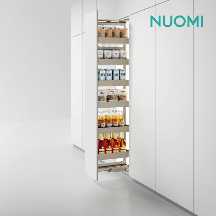 Kitchen Wardrobe Hardware ENCANTO Soft-Close Tall Unit 6 Tiers