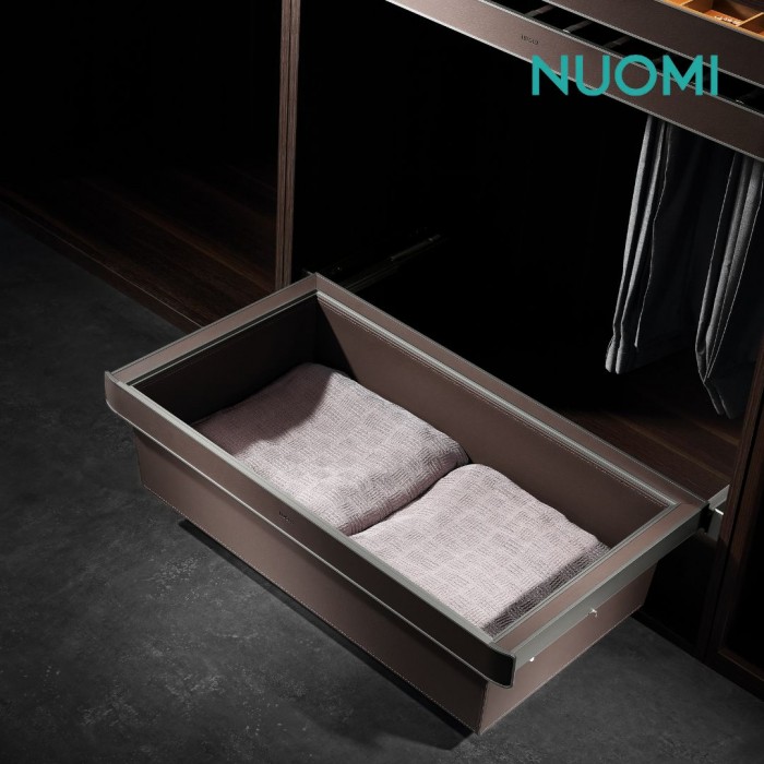 Kitchen Wardrobe Hardware HERA Leather Basket